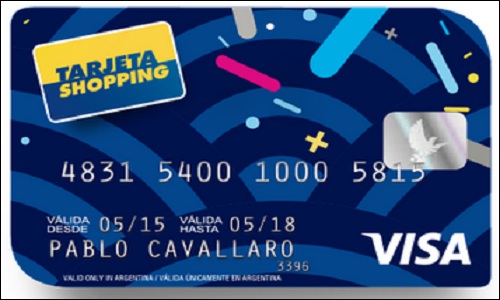 Tarjeta Visa Shopping